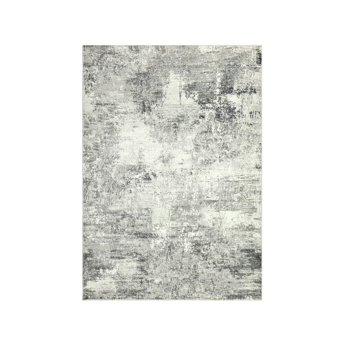 Rug Low Pile 9 mm Easy Care Grey – Elegantica 330 | Kayoom