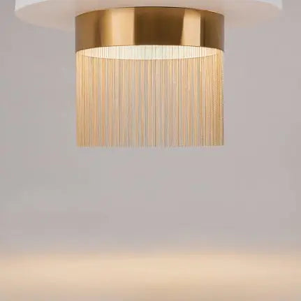 Ceiling Light Gold Metal Frame Integrated LED (18W) & Decorative Chain – Imaginary | Maytoni