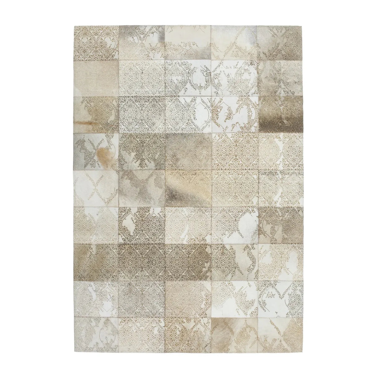 Teppich – Beige Leder, Natürliche Struktur, Premium Design, 180 cm - Cobra 343 | Kayoom