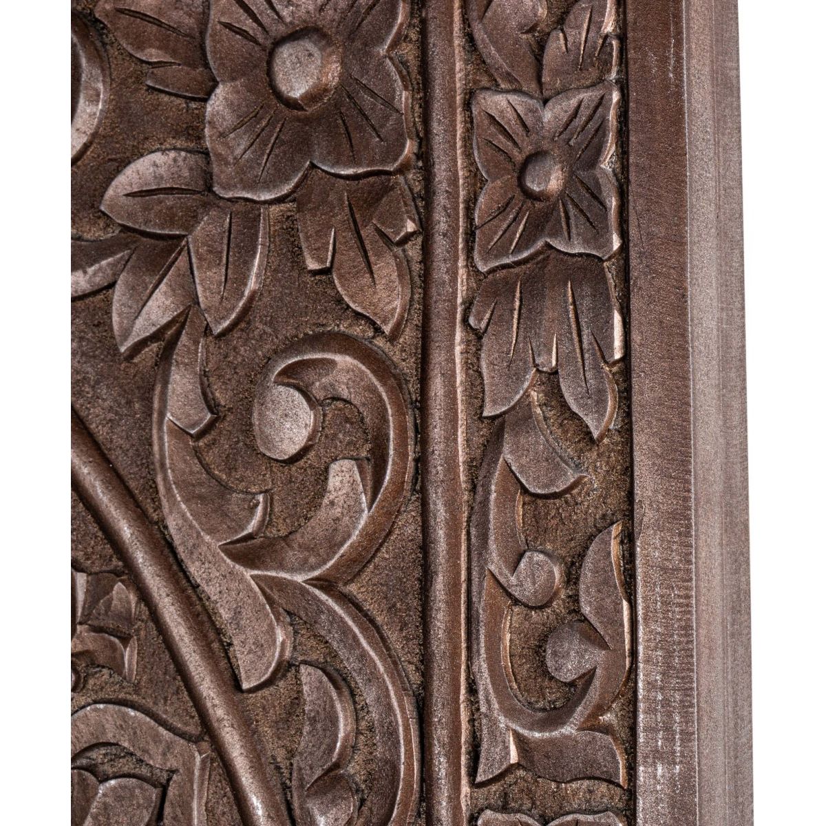 Geschnitztes Wandbild aus Holz - Restin Antique von PTMD - Esszett Luxury | Stilvolles Wohnen mit Charakter