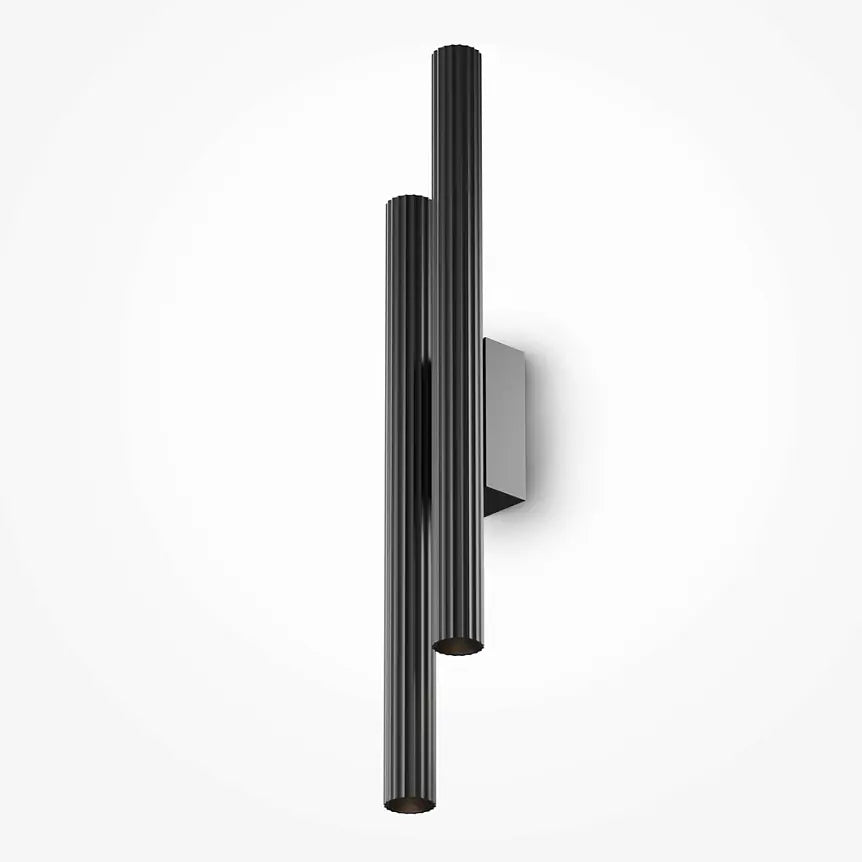 Wandleuchte – Schwarzes Alu, Warmweißes Licht, 40 cm Höhe - Calipso | Maytoni