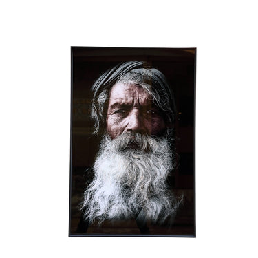 Glas - Wandbild - Indian Man von PTMD - Esszett Luxury | Stilvolles Wohnen mit Charakter