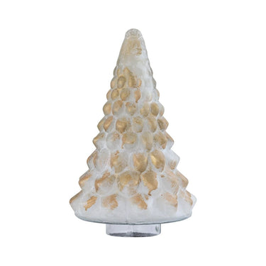 Glasbaum Statue - Ozain creme M von PTMD - Esszett Luxury | Stilvolles Wohnen mit Charakter