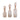Glasvase - Cianna Brown 12.5 x 12.5 x 50.0 cm Matt von PTMD - Esszett Luxury | Stilvolles Wohnen mit Charakter
