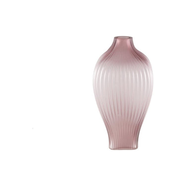Glasvase - Halde 19.0 x 19.0 x 37.0 cm Rosa von PTMD - Esszett Luxury | Stilvolles Wohnen mit Charakter