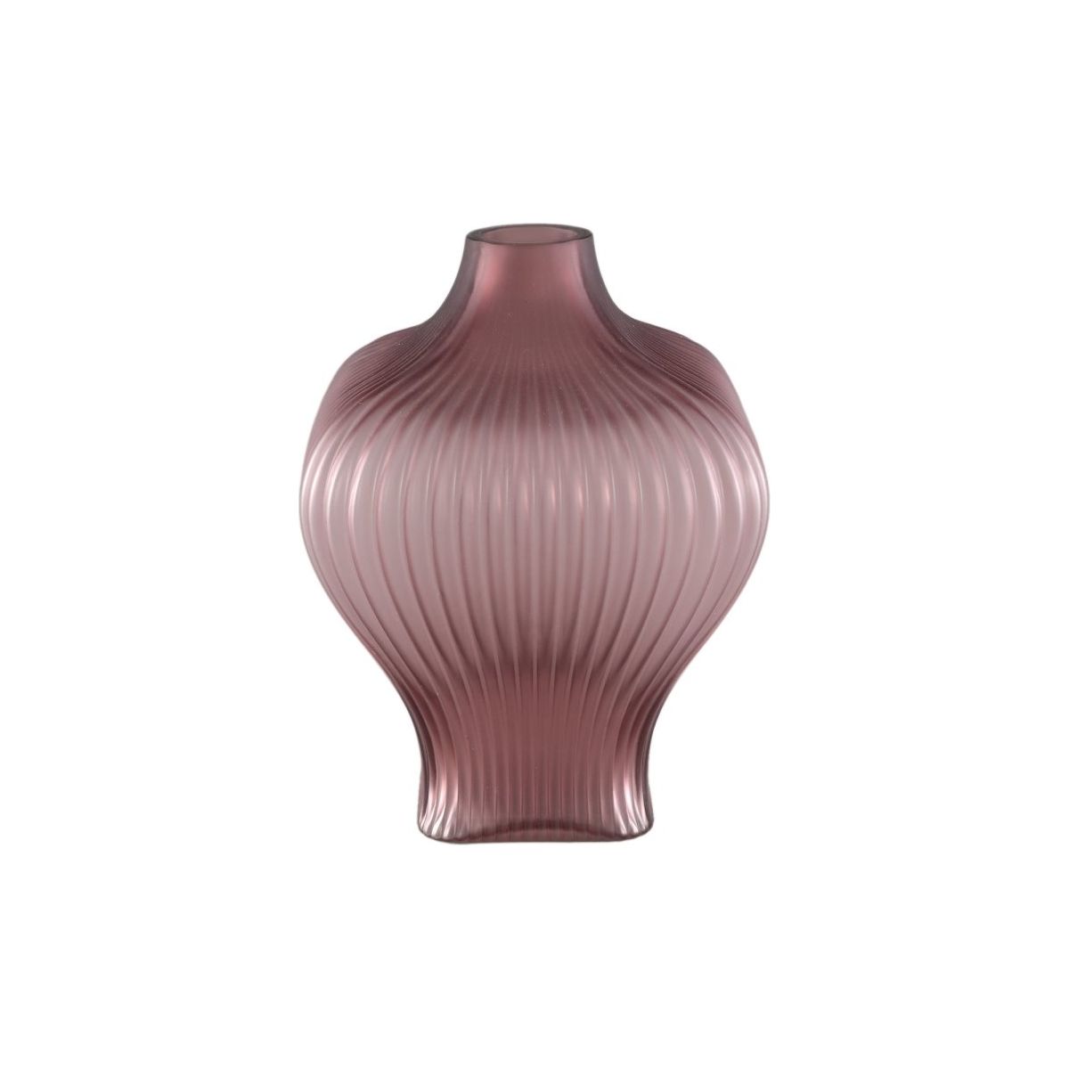 Glasvase - Halde 23.0 x 23.0 x 30.5 cm Lila von PTMD - Esszett Luxury | Stilvolles Wohnen mit Charakter