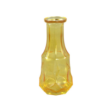 Glasvase - Losana 7.0 x 7.0 x 15.0 cm Gelb von PTMD - Esszett Luxury | Stilvolles Wohnen mit Charakter