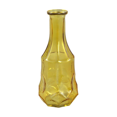 Glasvase - Losana 9.0 x 9.0 x 21.0 cm Gelb von PTMD - Esszett Luxury | Stilvolles Wohnen mit Charakter