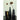 Glasvase - Nicho Black with gold stripe von PTMD - Esszett Luxury | Stilvolles Wohnen mit Charakter
