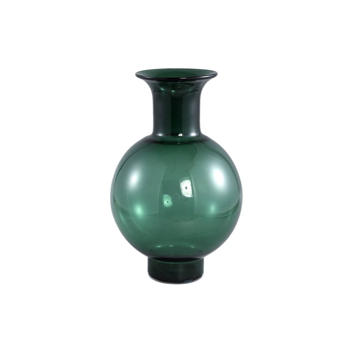 Glasvase - Nory Green 27.5 x 27.5 x 43.0 cm von PTMD - Esszett Luxury | Stilvolles Wohnen mit Charakter