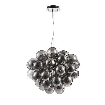 Pendelleuchte mit Nickel - Metallrahmen und rauchgrauen Glasschirmen im modernen Design – Balbo | Maytoni - Esszett Luxury | Stilvolles Wohnen mit Charakter