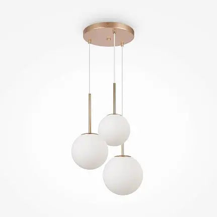 Pendant Lamp Modern Black Metal Matt White Glass LED 40W – Basic Form | Maytoni