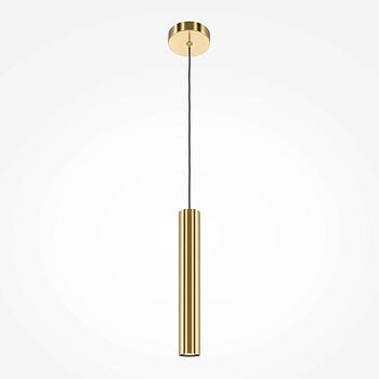 Pendelleuchte Messingfarbenes Aluminium Modernes Design & Integrierte LED – Pro Focus | Maytoni - Esszett Luxury | Stilvolles Wohnen mit Charakter