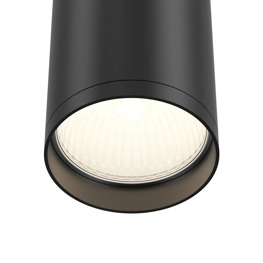 Deckenleuchte – Schwarzes Aluminium, 1 × GU10, 10 W Leistung, Höhe 10 cm - Focus S | Maytoni