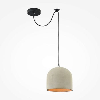Pendelleuchte mit Betonschirm und schwarzem Metallgehäuse im industriellen Design – Loft | Maytoni - Esszett Luxury | Stilvolles Wohnen mit Charakter