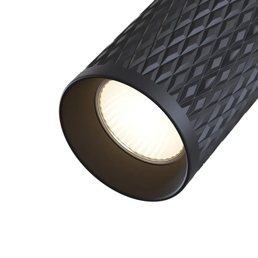 Deckenleuchte – Schwarzes Aluminium, 1× GU10 Fassung, 10 W Leistung - Focus Design | Maytoni