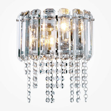 Wandleuchte mit Kristall - Riffelglas und Chrom - Finish – Hail | Maytoni - Esszett Luxury | Stilvolles Wohnen mit Charakter
