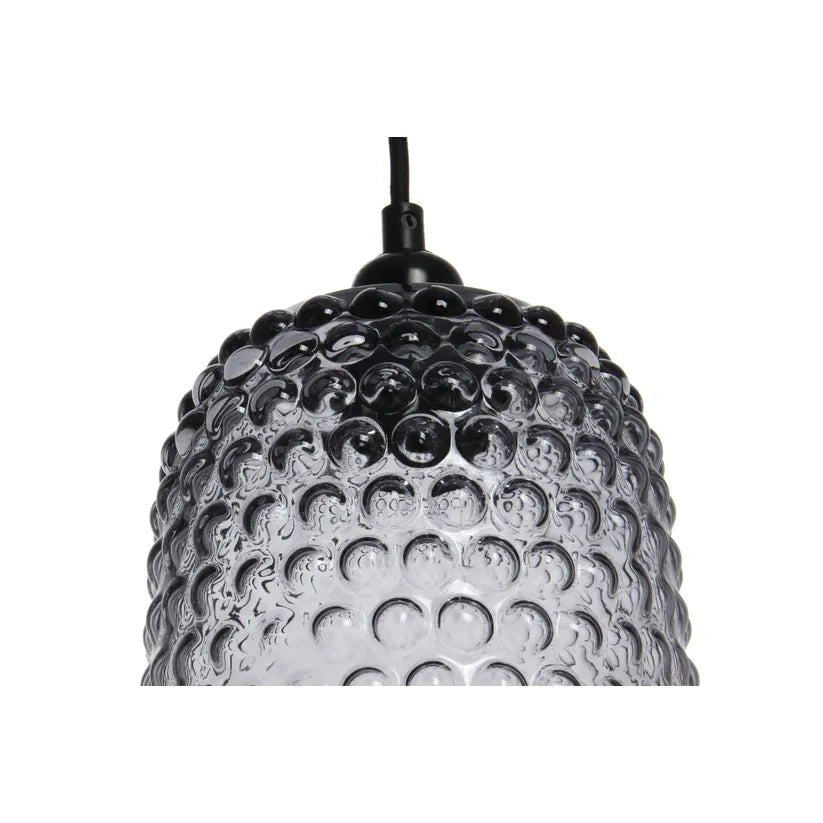 Hängelampe Glas - Schirm Retro - Struktur E27 - Fassung – Irina 125 | Kayoom - Esszett Luxury | Stilvolles Wohnen mit Charakter
