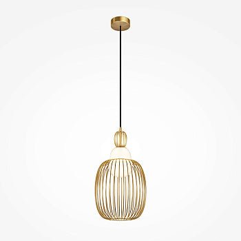 Pendelleuchte Messingfarbiges Metall & Weißer Glasdiffusor – Levitation | Maytoni - Esszett Luxury | Stilvolles Wohnen mit Charakter