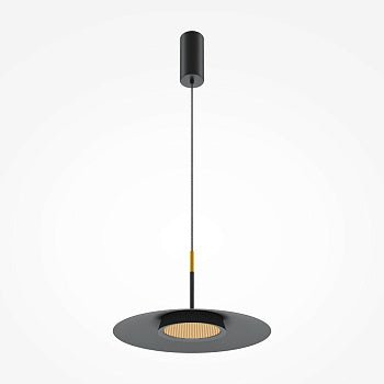 Pendelleuchte Schwarzes ringförmiges Aluminiumgehäuse Integrierte LED & Modernes Design – El | Maytoni - Esszett Luxury | Stilvolles Wohnen mit Charakter