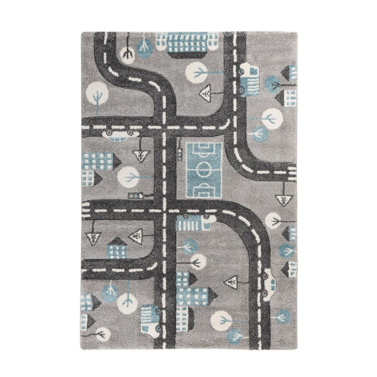 Carpet Silver Children's Motif Polypropylene Material – Australia "Marree" | Kayoom