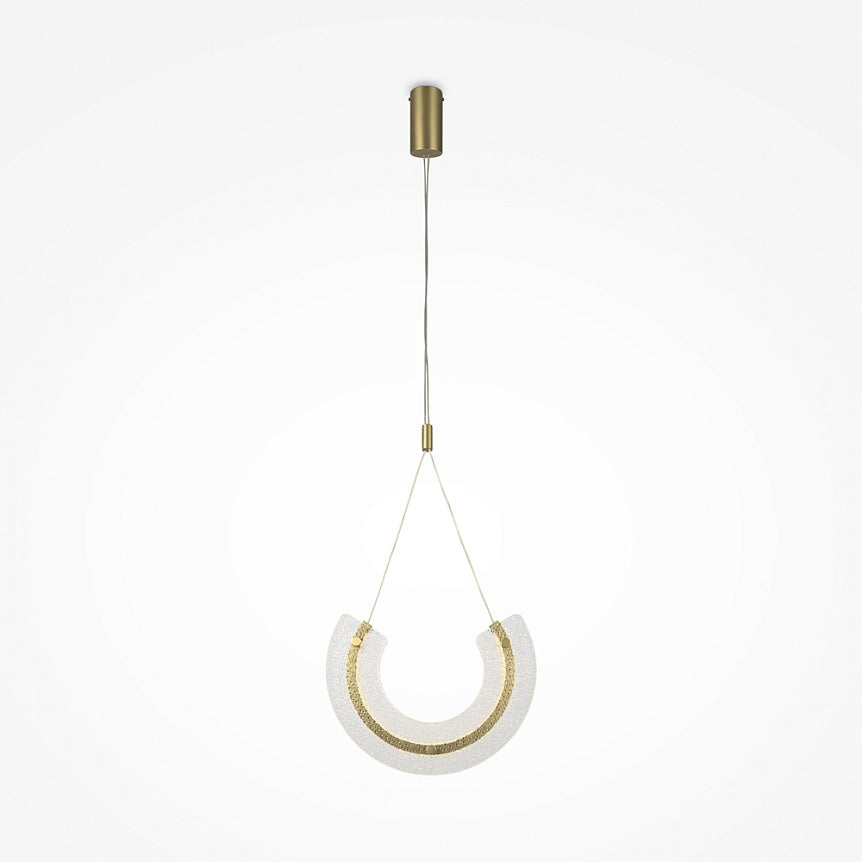 Pendelleuchte – Goldfarbenes Aluminium und Glas, 10 W Leistung, Warmweiß, 186 cm Höhe - Maya | Maytoni
