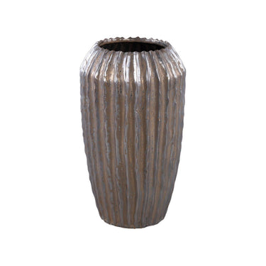 Keramiktopf - Bodi Bronze 17.0 x 17.0 x 30.0 cm von PTMD - Esszett Luxury | Stilvolles Wohnen mit Charakter
