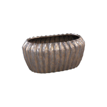 Keramiktopf - Bodi Bronze 25.5 x 15.5 x 12.0 cm von PTMD - Esszett Luxury | Stilvolles Wohnen mit Charakter