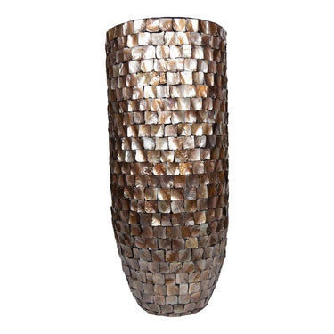 Keramiktopf - Daven Bronze 50.0 x 50.0 x 120.0 cm von PTMD - Esszett Luxury | Stilvolles Wohnen mit Charakter