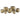 Keramiktopf - Lodas Gold 24.0 x 24.0 x 21.5 cm von PTMD - Esszett Luxury | Stilvolles Wohnen mit Charakter