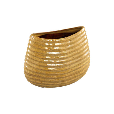 Keramiktopf - Riddy Yellow 29.0 x 12.5 x 23.5 cm von PTMD - Esszett Luxury | Stilvolles Wohnen mit Charakter