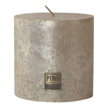 Kerze - Rustic 10x10 Gold von PTMD - Esszett Luxury | Stilvolles Wohnen mit Charakter