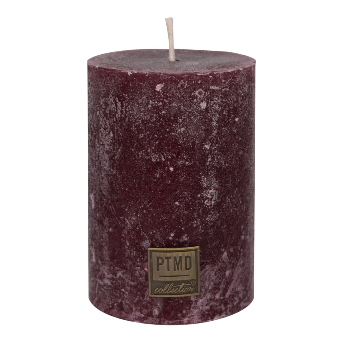 Kerze - Rustic 10x7 Bordeaux von PTMD - Esszett Luxury | Stilvolles Wohnen mit Charakter