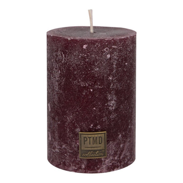 Kerze - Rustic 10x7 Bordeaux von PTMD - Esszett Luxury | Stilvolles Wohnen mit Charakter