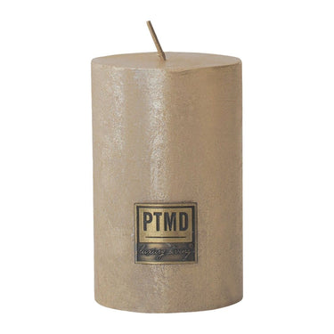 Kerze - Rustic 10x7 Gold von PTMD - Esszett Luxury | Stilvolles Wohnen mit Charakter