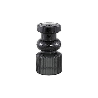 Kerzenhalter - Fadri Black glass S von PTMD - Esszett Luxury | Stilvolles Wohnen mit Charakter