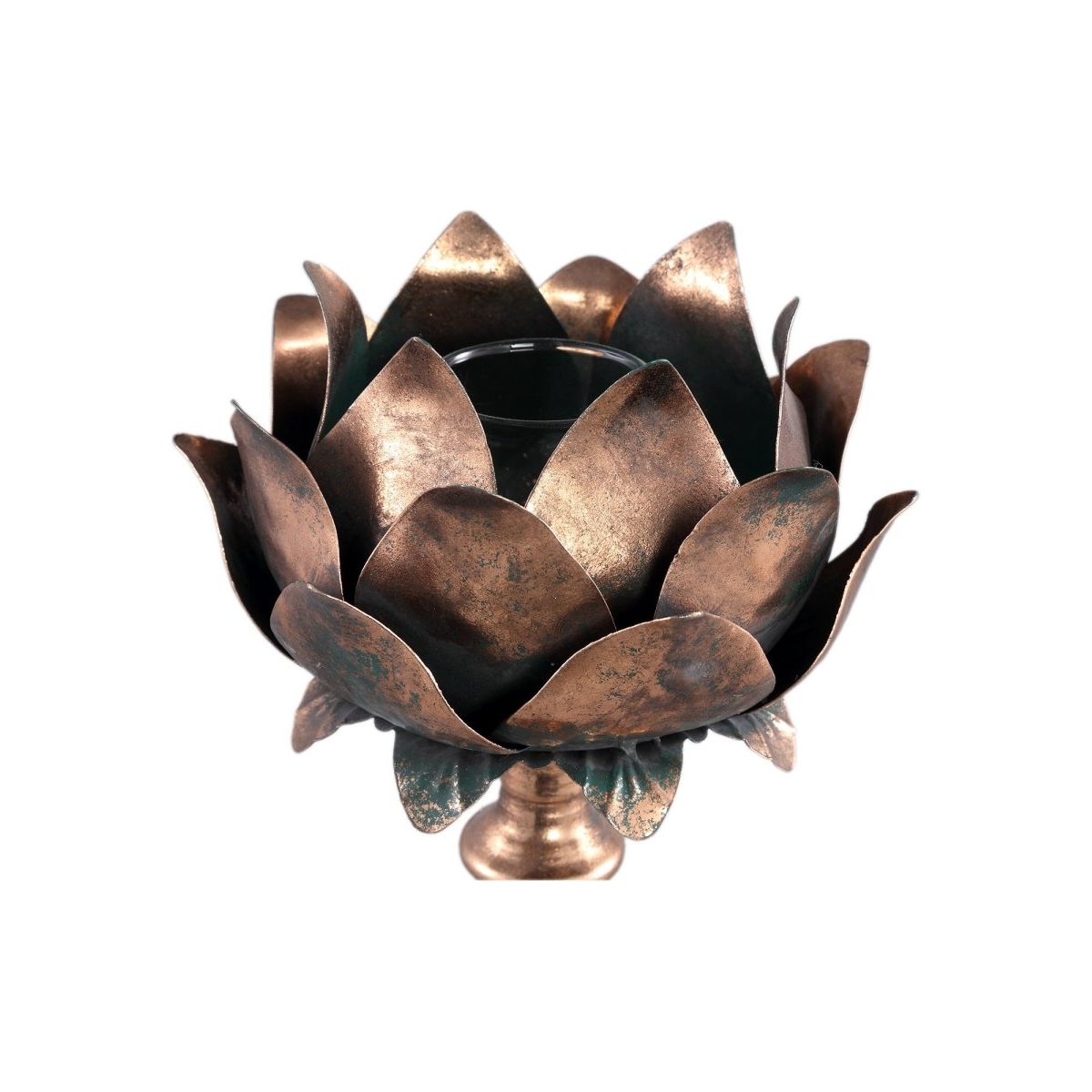 Kerzenhalter - Tomas Copper antique L ( 22 x 66 cm) von PTMD - Esszett Luxury | Stilvolles Wohnen mit Charakter