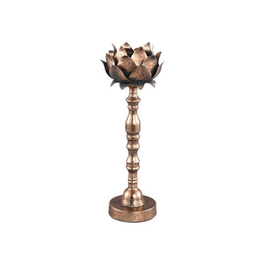 Kerzenhalter - Tomas Copper antique S ( 18 x 48 cm) von PTMD - Esszett Luxury | Stilvolles Wohnen mit Charakter