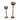 Kerzenhalter - Tomas Copper antique S ( 18 x 48 cm) von PTMD - Esszett Luxury | Stilvolles Wohnen mit Charakter