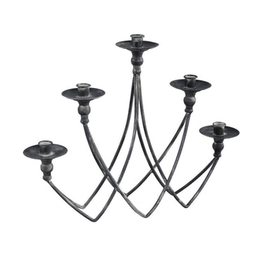 Kerzenhalter - Veride Grey iron von PTMD - Esszett Luxury | Stilvolles Wohnen mit Charakter