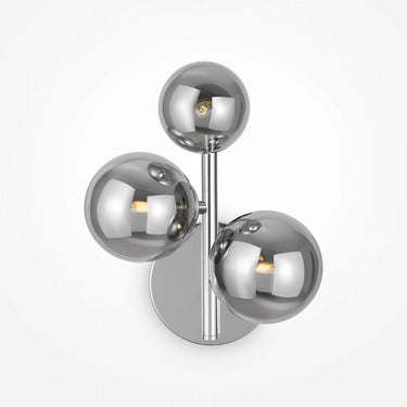 Wandleuchte mit Chrom - Finish und rauchverchromten Glas - Kugeln – Dallas | Maytoni - Esszett Luxury | Stilvolles Wohnen mit Charakter