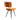 Esszimmerstuhl Gequilteter Samtbezug mit schwarzem Metallgestell – Toby Orange | Kick Collection - Esszett Luxury | Stilvolles Wohnen mit Charakter