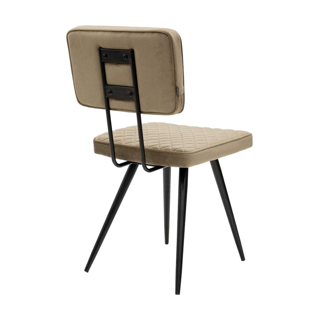 Dining Chair - Velvet Upholstery, Metal Frame, Ergonomic - Toby | Kick Collection