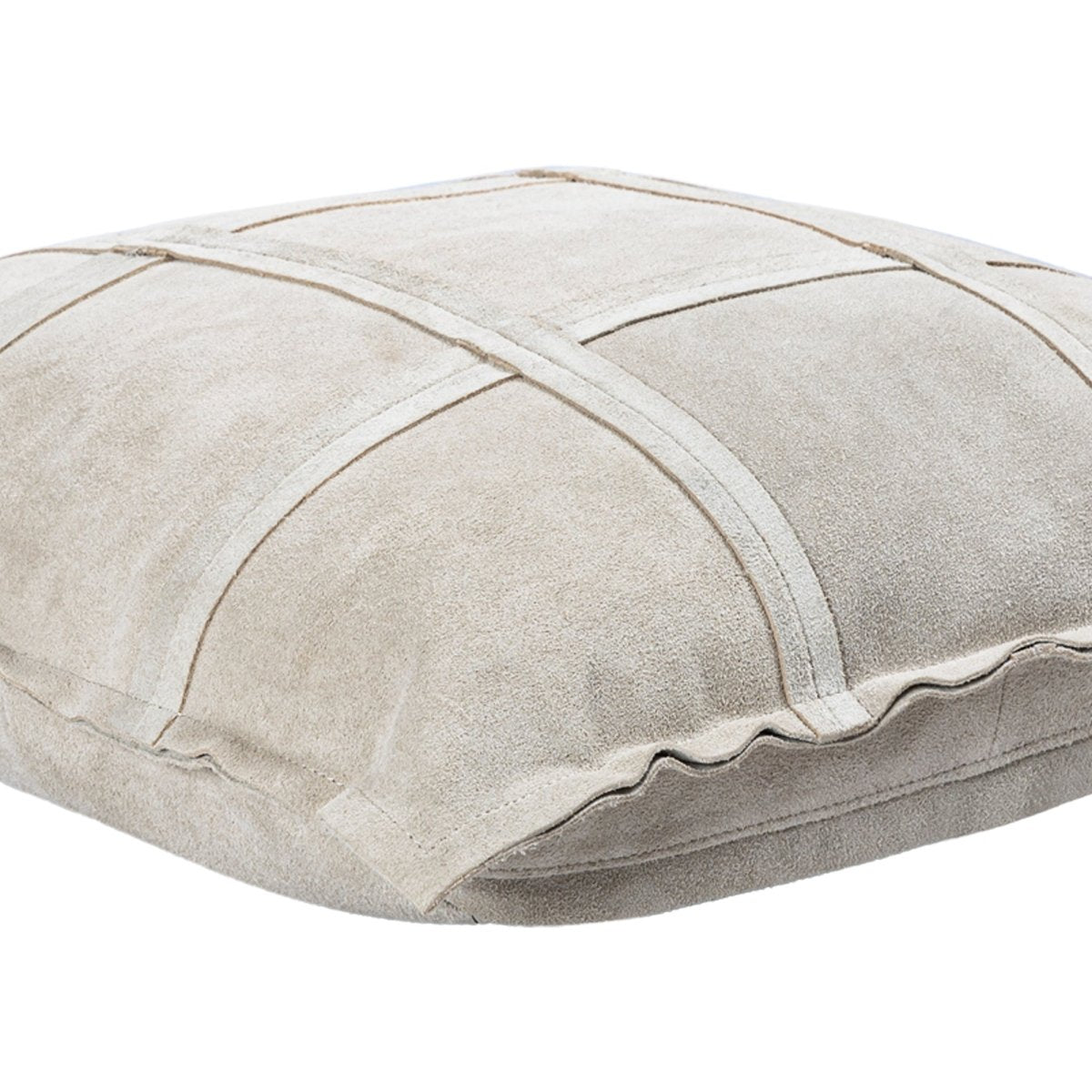 Kissen - Cobie 45.0 x 8.0 x 45.0 cm Grau 1 von PTMD - Esszett Luxury | Stilvolles Wohnen mit Charakter
