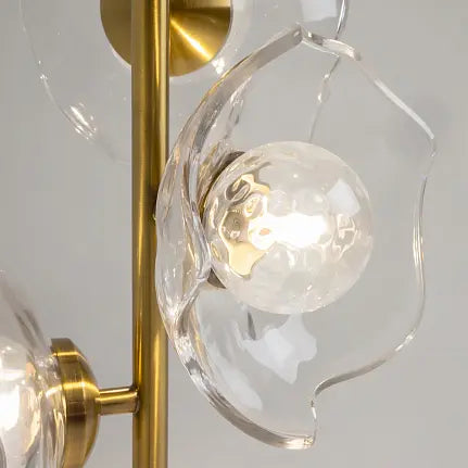Pendant lamp Modern brass metal and cast glass accent with elegant design – Miracle | Maytoni