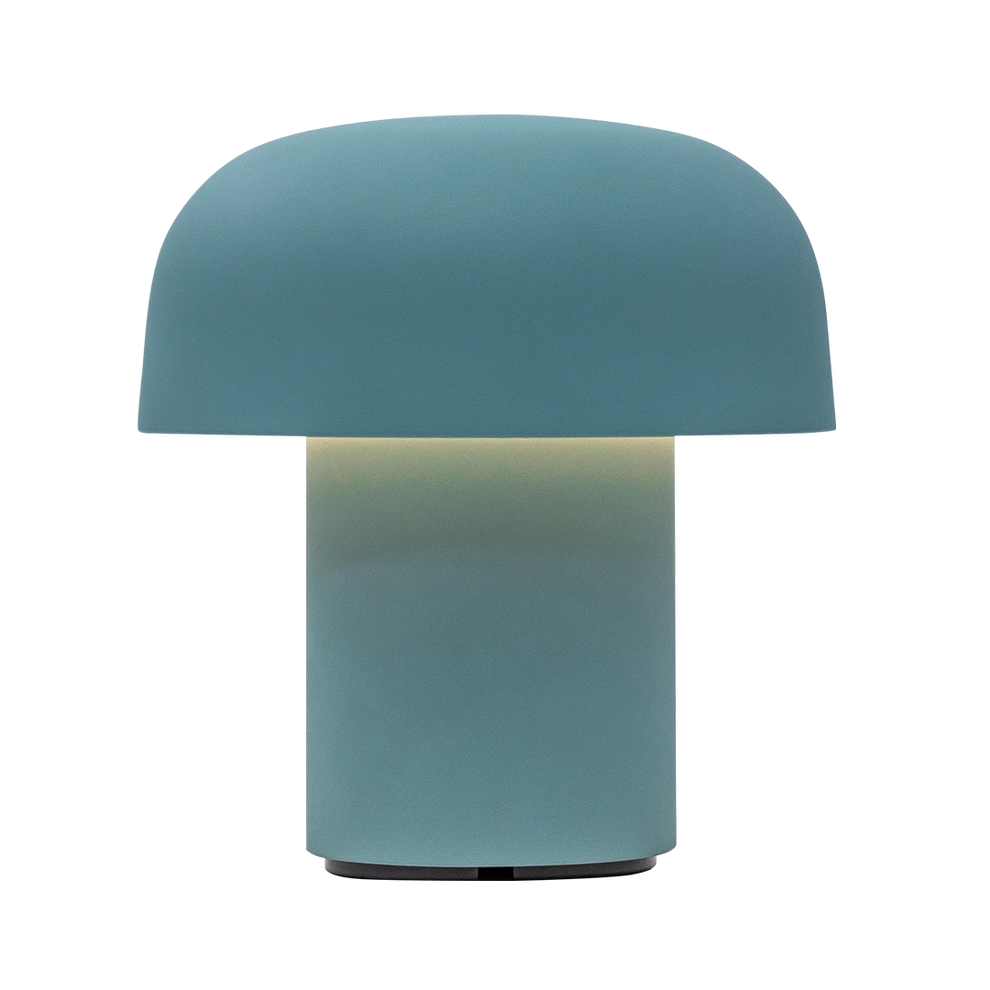 LED-Tischleuchte in Smoky Teal mit dimmbarer Beleuchtung, kabellosem Design und wiederaufladbarem Akku – Sensa | Kooduu
