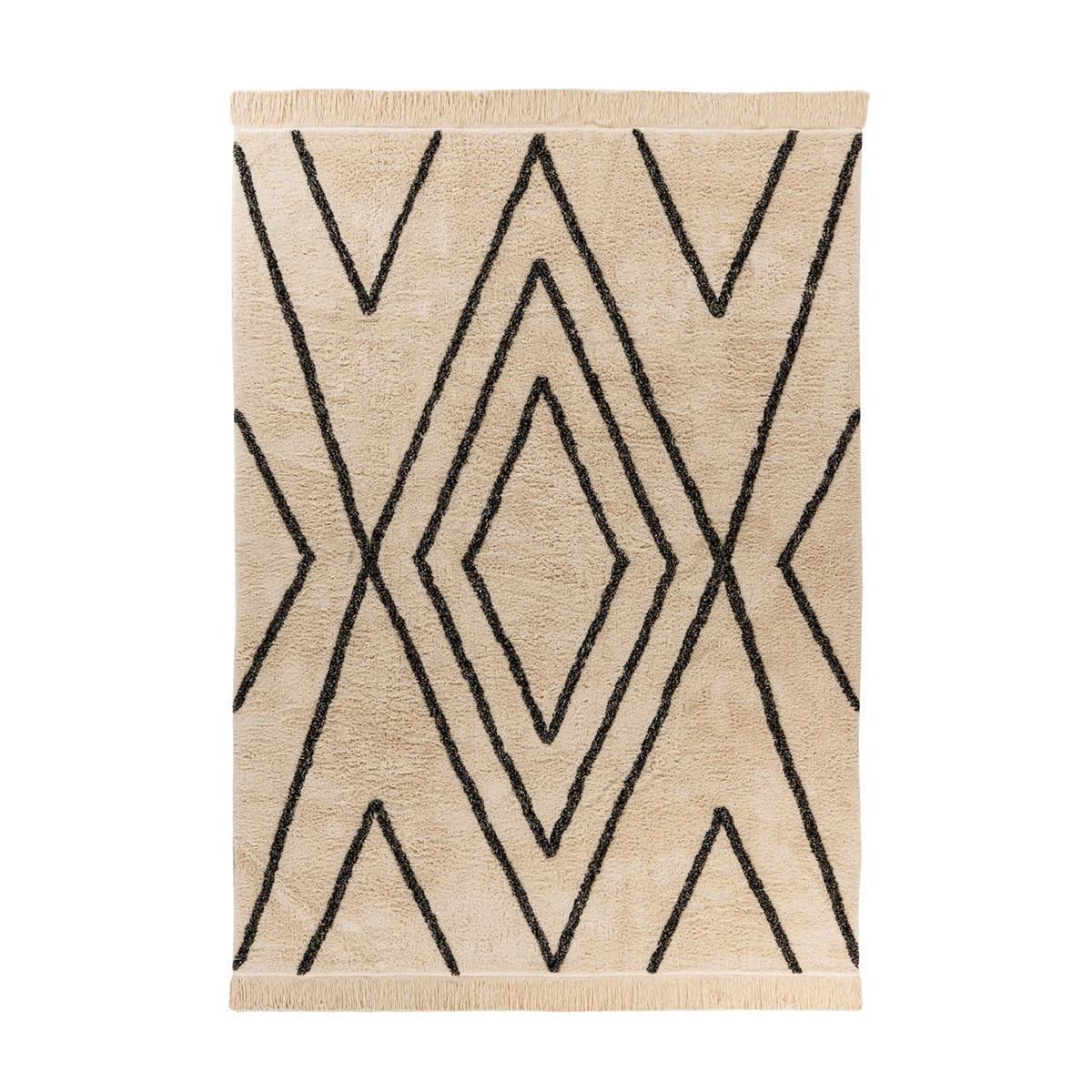 Cotton rug with geometric design - Mylen 525| Kayoom