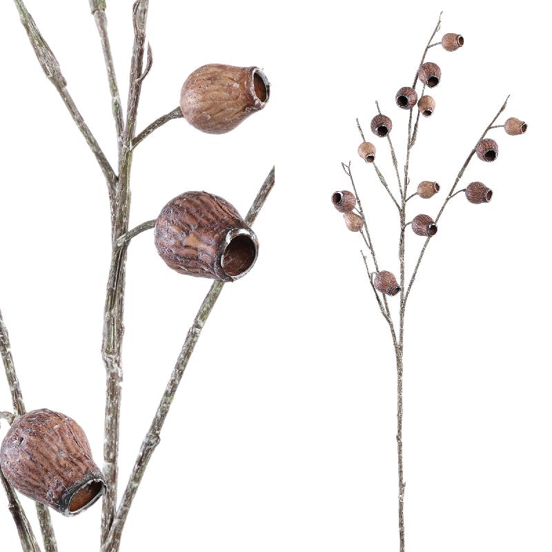Kunstzweig - Brown Eucalyptus pods von PTMD - Esszett Luxury | Stilvolles Wohnen mit Charakter