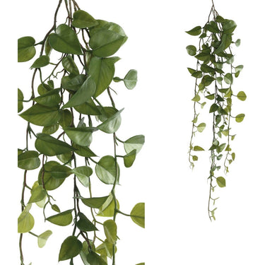 Kunstzweig - Philodendron hängend von PTMD - Esszett Luxury | Stilvolles Wohnen mit Charakter