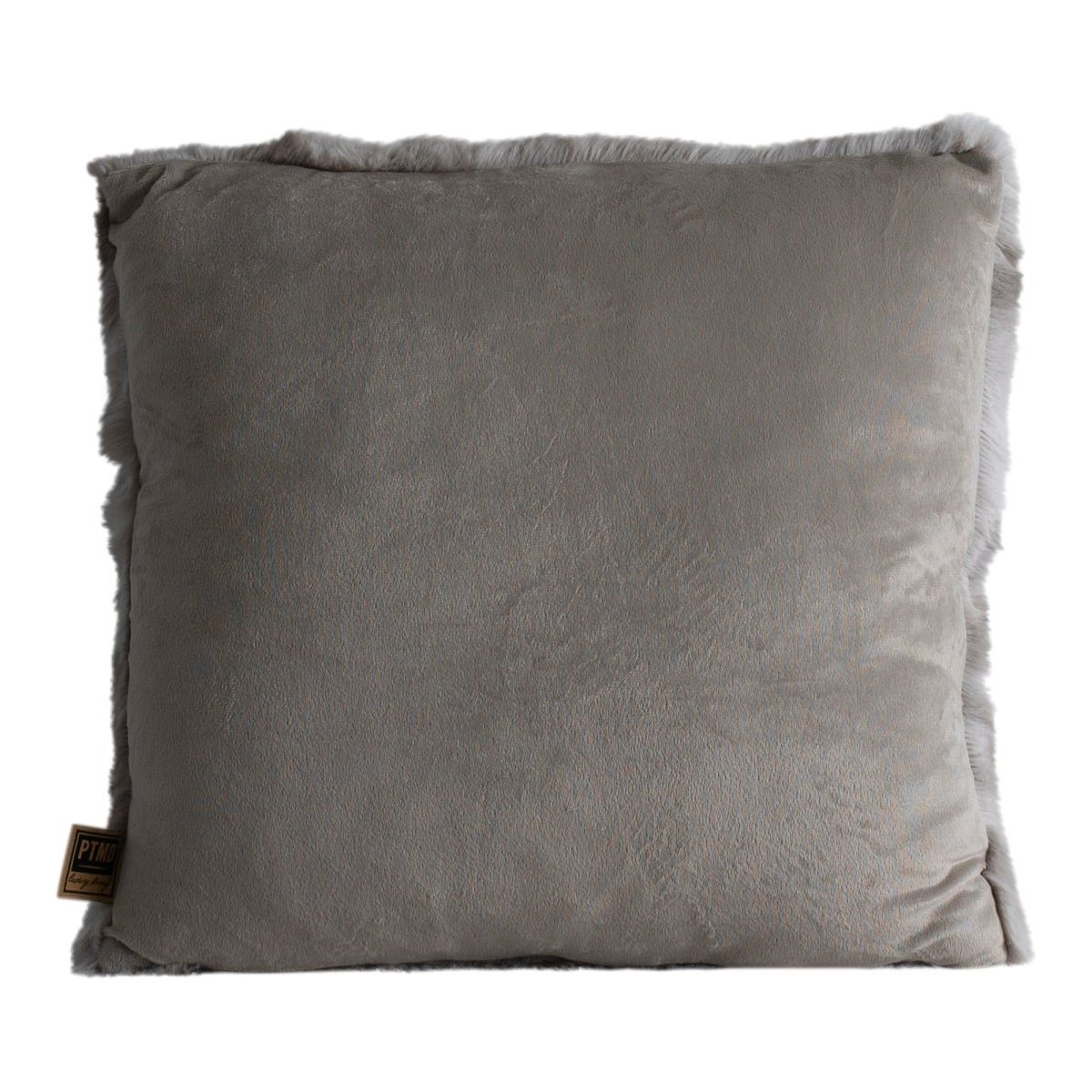 Kuschelkissen - faux fur klein Grau von PTMD - Esszett Luxury | Stilvolles Wohnen mit Charakter